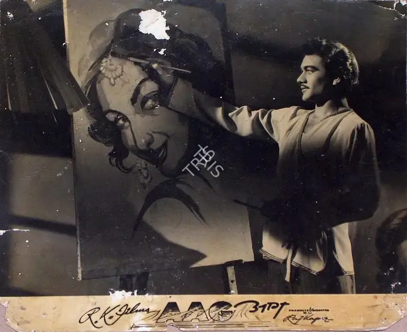V.N. Reddy (Cinematographer), Aag, 1948, Lobby Card