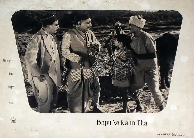 Vijay Bhatt (Director), Bapu Ne Kaha Tha, 1962, Lobby Card
