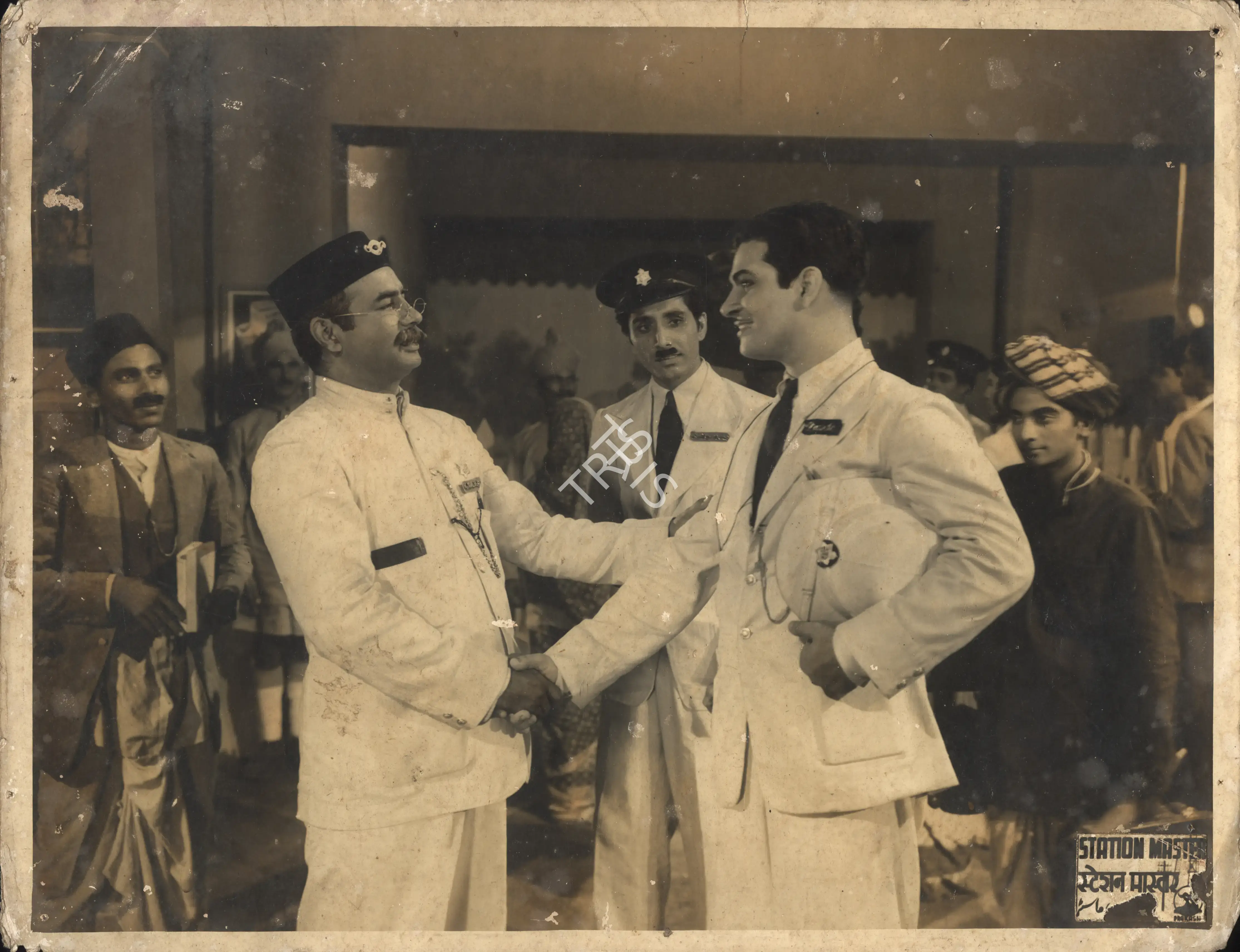 G.N. Shirodkar (Cinematographer), Station Master, 1942, Photographic Still Mounted on Lobby Card