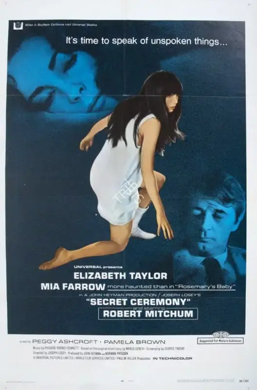 John Heyman (Producer), Secret Ceremony, 1968, Poster