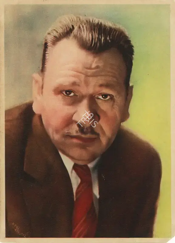 Nestle (Sponsor), Nestle (Sponsor), Stars of the Silver Screen: Wallace Beery | Trading Card, 1930s, Trading Card