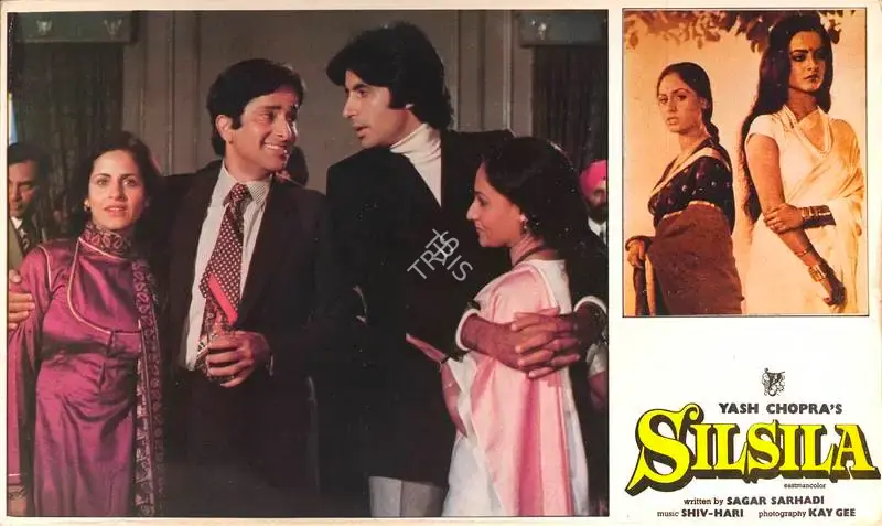 Kay Gee (Cinematographer), Silsila, 1981, Lobby Card