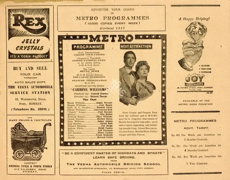 Tay Garnett (Director), The Valley of Decision, 1945, Handbill