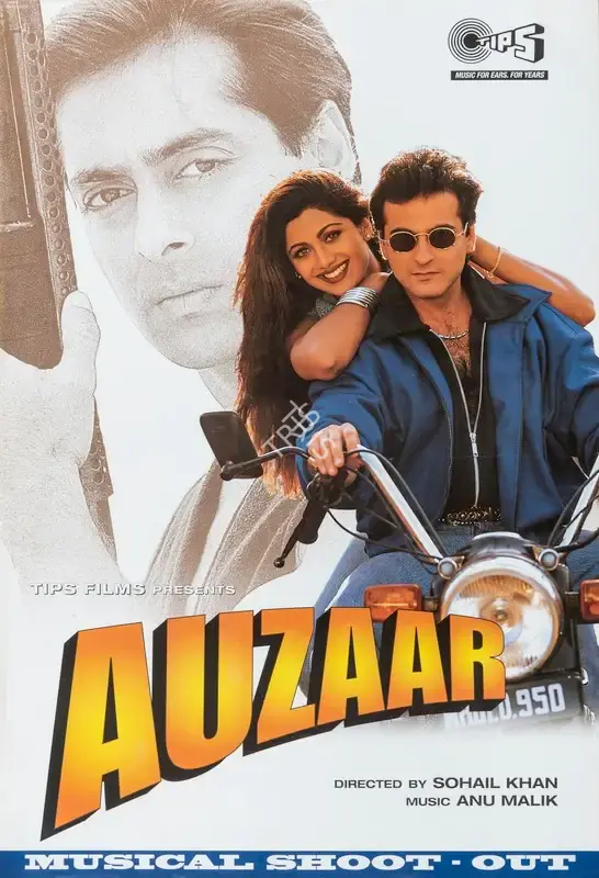 Kumar S. Taurani (Producer), Auzaar, 1997, Full Sheet Poster