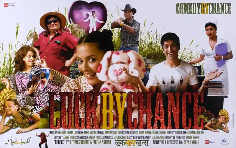 Farhan Akhtar (Producer), Luck By Chance, 2009, Lobby Card
