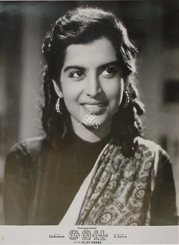 V. Ratra (Cinematographer), Nau Do Gyarah, 1957, Lobby Card