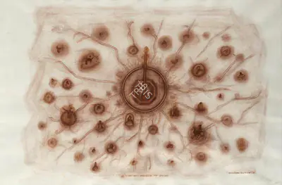 G.M. Sheikh (Artist), A City is known by its Statues, 2014, Painting