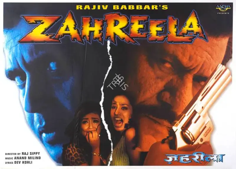 Rajiv Babbar (Producer), Zahreela, 2001, Full Sheet Poster