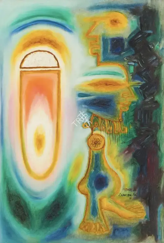 Pai, Laxman (Artist). Candle Light, 1971 | Painting, Sa.Onl/27.06.24, 2024 · Saffronart