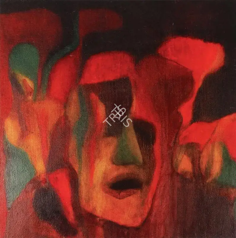 Lalitha Lajmi (Artist), Masked Landscape No. 2, 1976, Painting