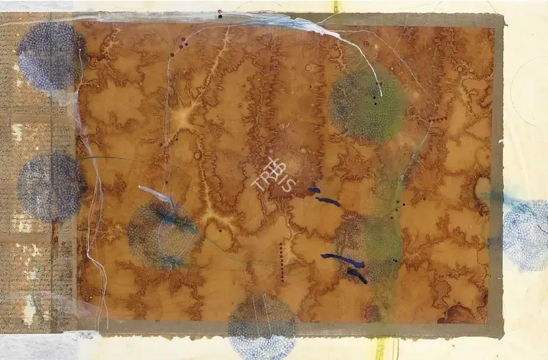 Imran Qureshi (Artist), Mapping Terrains, 2002, Painting