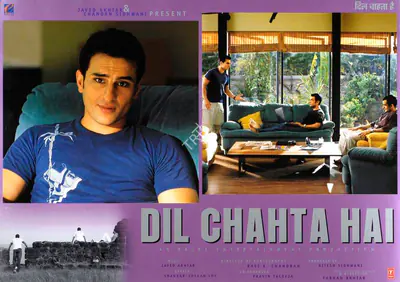 Farhan Akhtar (Producer), Dil Chahta Hai, 2001, Lobby Card