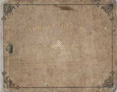 C.M. Browne (Author), Bombay Ducks, 1876, Authored Antiquarian Book
