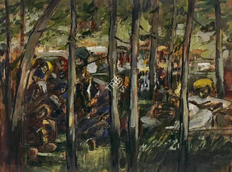 Mookherjea, Sailoz (Artist). Untitled, c.1940 | Painting, AG.Onl/16.10.16, 2016 · Asta Guru