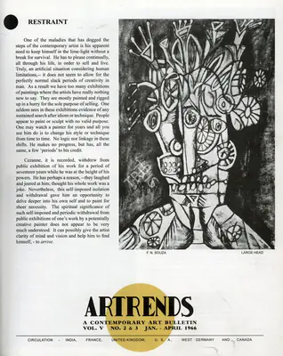 P.V. Janakiram (Editor), Artrends, 1966, Bulletin