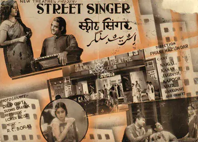 B.N. Sircar (Producer), Street Singer, 1938, Handbill