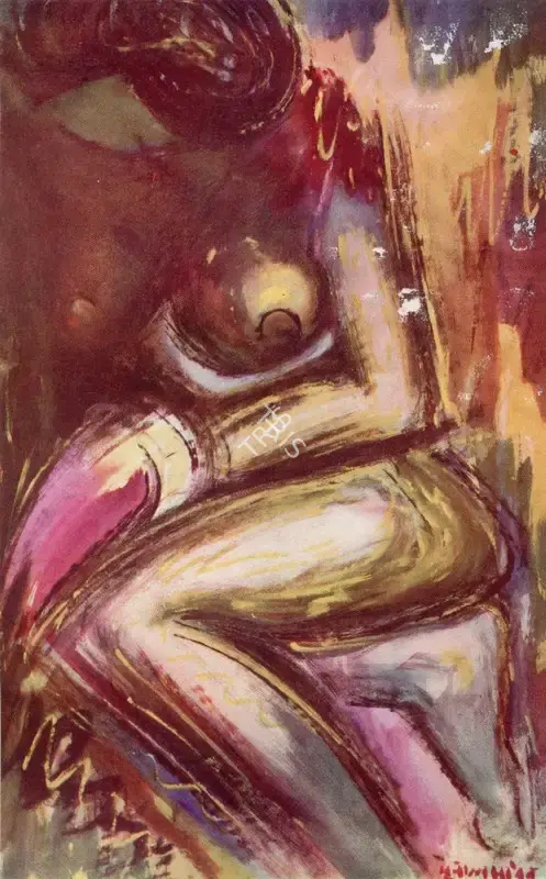 Sunil Madhav Sen (Artist), Nude, Painting