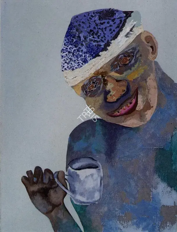 Gieve Patel (Artist), Eunuch, 1986, Painting