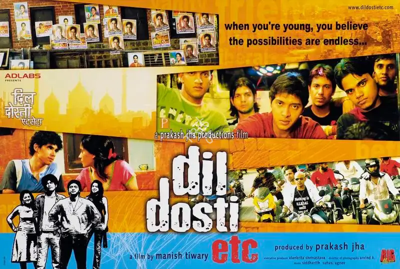 Prakash Jha (Producer), Dil Dosti Etc, 2007, Lobby Card