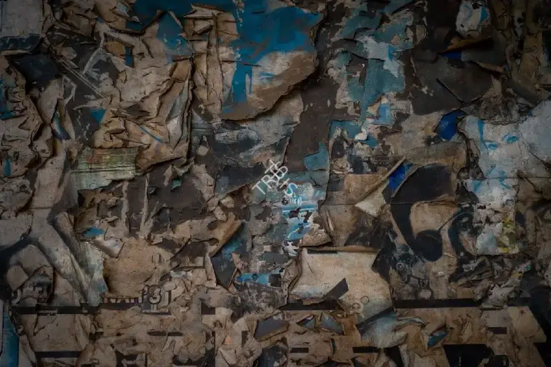 Hemant Chaturvedi (Photographer), Plaza Talkies, Meerut, Uttar Pradesh- Torn Poster, 2024, Contemporary Photograph