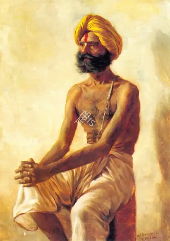 M.F. Pithawala (Artist), A Hindu Brahmin, 1915, Painting