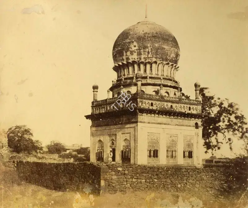 Colonel Thomas Biggs (Photographer), Mausoleum of Begum Sahib, Bijapur, Antiquarian Photograph