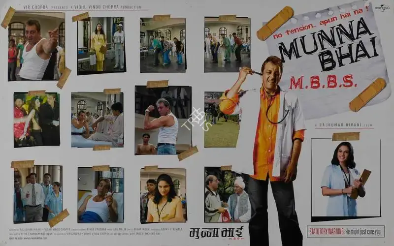 Vidhu Vinod Chopra (Producer), Munna Bhai MBBS, 2003, Lobby Card
