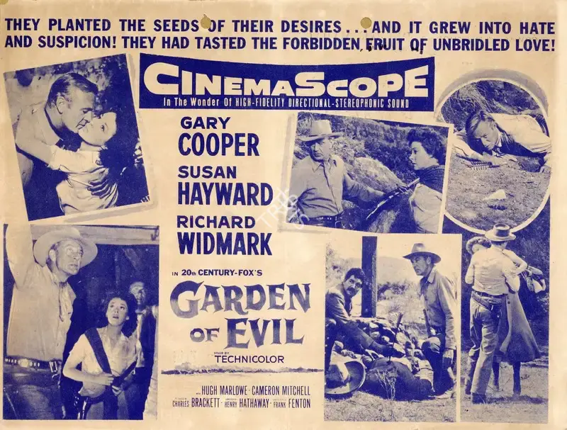 Henry Hathaway (Director), Garden Of Evil, 1954, Handbill
