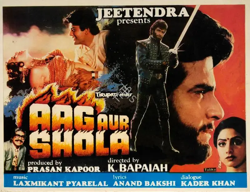 Prasan Kapoor (Producer), Aag Aur Shola, 1986, Song-Synopsis Booklet
