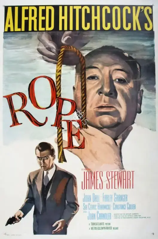 Alfred Hitchcock (Producer), Rope, 1948, Poster