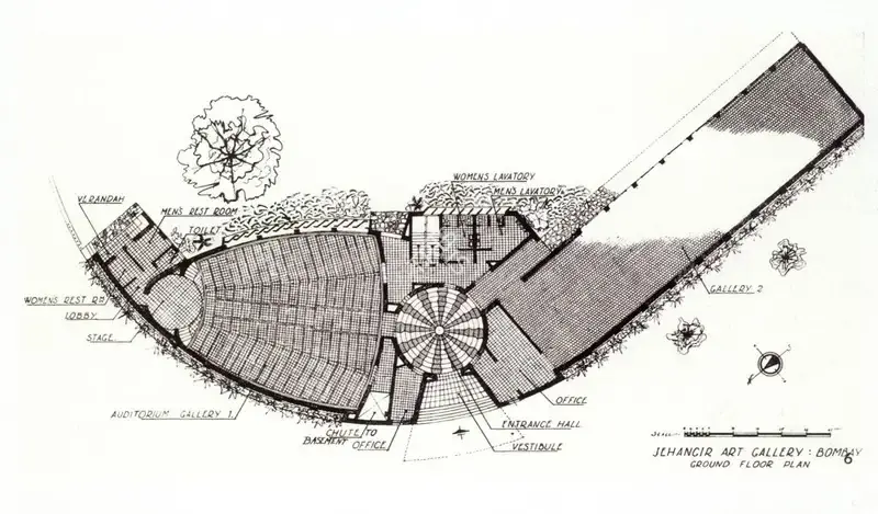 Unknown (Cartographer), The Ground Floor Plan Showing the Distribution od Space in the Building, Map