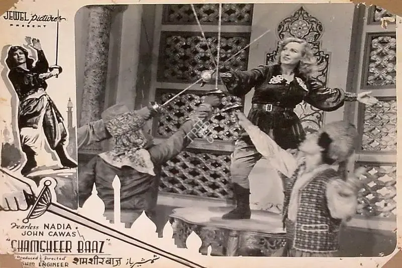 Noshir Engineer (Producer), Shamsheer Baaz, 1953, Lobby Card