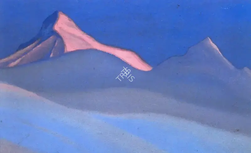 Roerich, Nicholas (Artist). Mountain Landscape In The Himalayas, n.d. | Painting, Bow.Del/05.11.01, 2001 · Bowrings