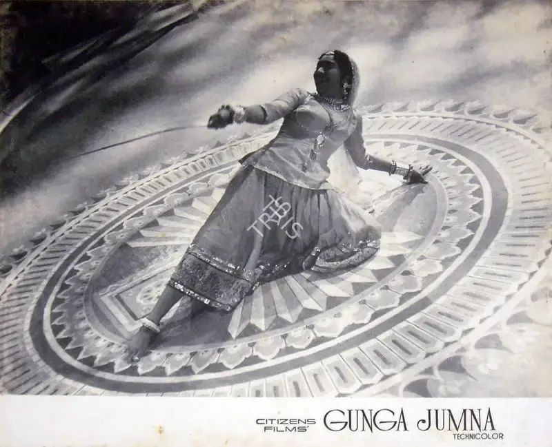 V. Babasaheb (Cinematographer), Gunga Jamuna, 1961, Lobby Card