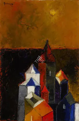 Akbar Padamsee (Artist), Untitled, 1956, Painting