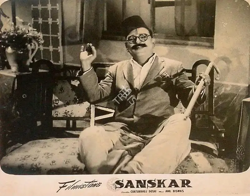 Chaturbhuj A. Doshi (Director), Sanskar, 1958, Lobby Card