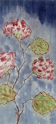 Abanindranath Tagore (Artist), Blossom, 1930, Painting