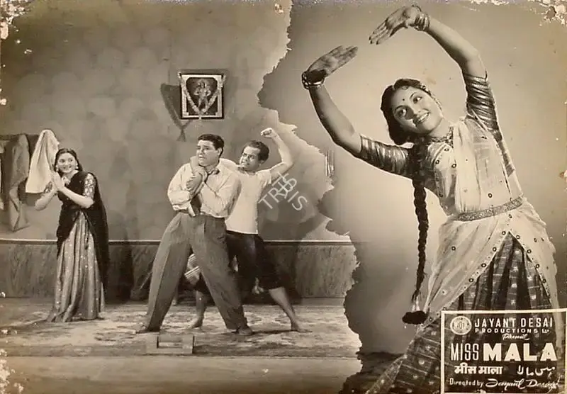 Jayant Desai (Director), Miss Mala, 1954, Lobby Card