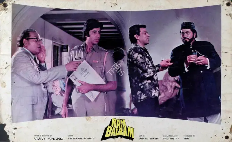Tito (Producer), Ram Balram, 1980, Lobby Card