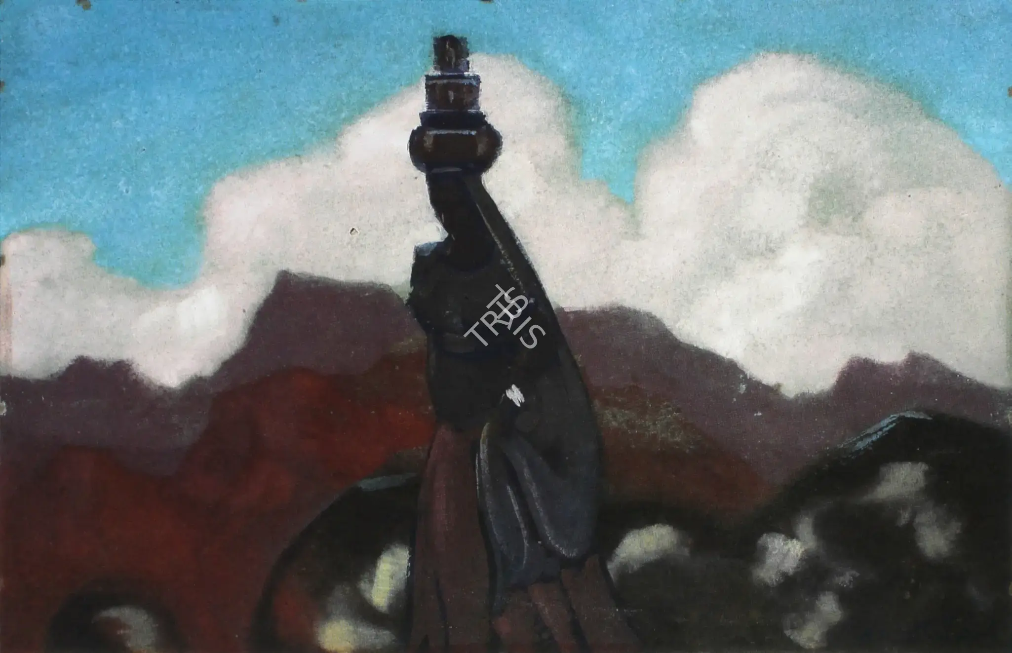 Svetoslav Roerich (Artist), Water Carrier, 1941, Painting