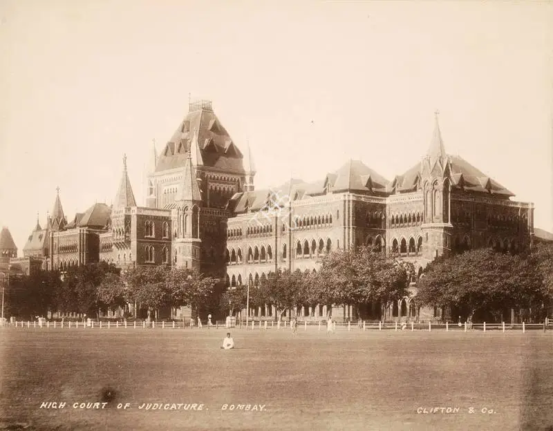 Studio Clifton & Co. (Photographic Studio), High Court of Judicature, Bombay, 1900, Antiquarian Photograph