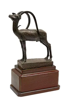 N.G. Pansare (Artist), Untitled (Antelope), 1949, Sculpture