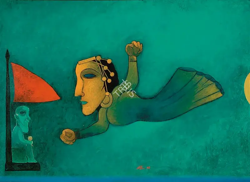 Jai Zharotia (Artist), Untitled, 1997, Painting