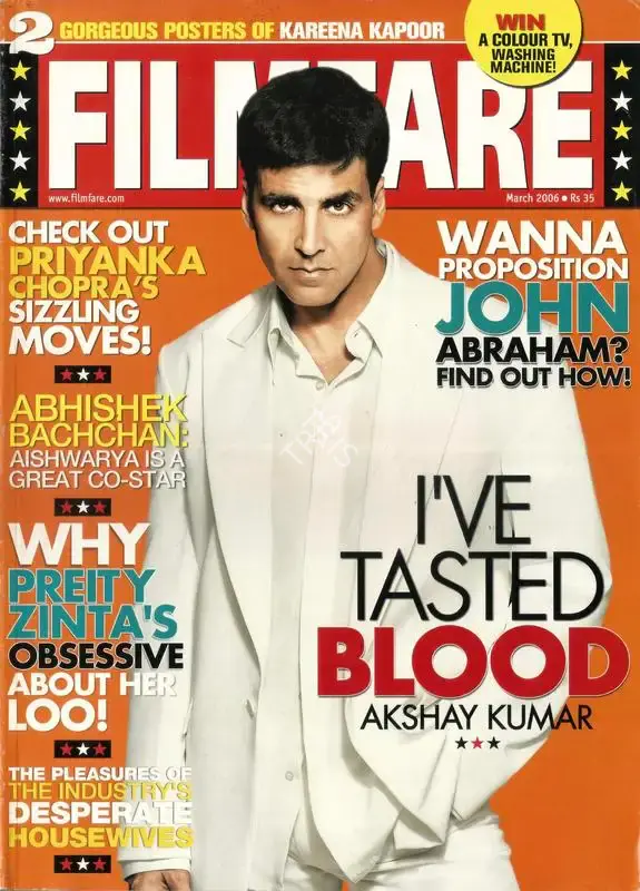 Shashi Baliga (Editor), Filmfare, 2006, Magazine
