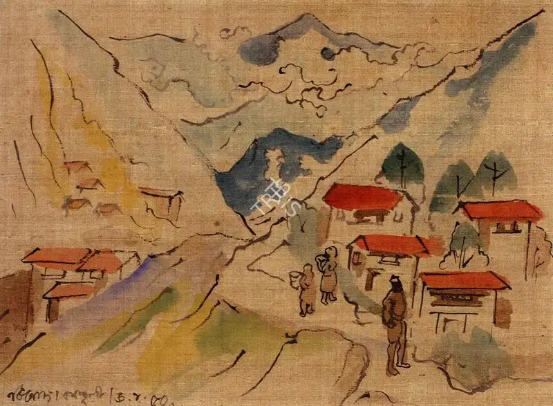 B.B. Mukherjee (Artist), Untitled, Painting