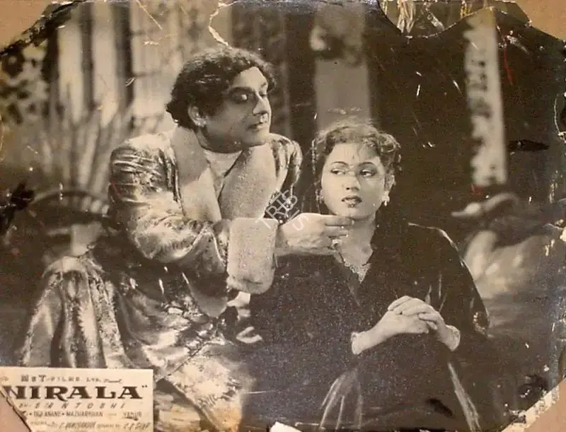 Debendra Shanker Mukherjee (Director), Nirala, 1950, Lobby Card