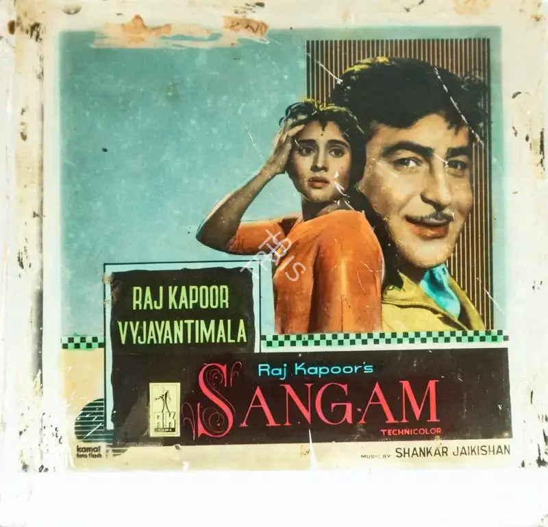 Raj Kapoor (Producer), Sangam, 1964, Glass Slide