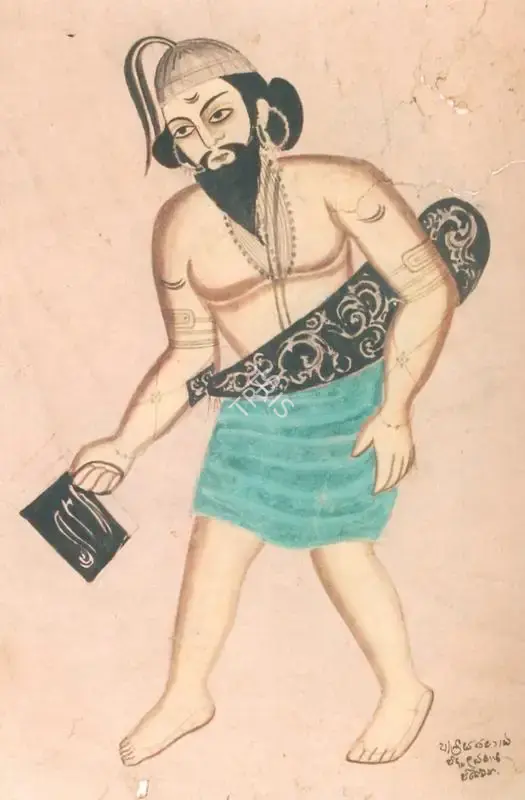 Kalighat School (Artist), Bhishti (Water Carrier), 1910, Painting