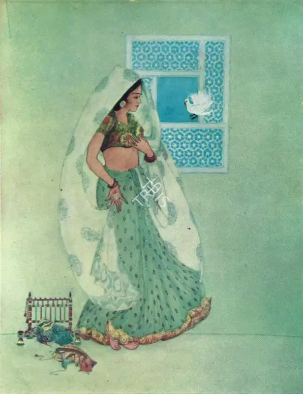 S.N. Gupta (Artist), The Messenger, Painting