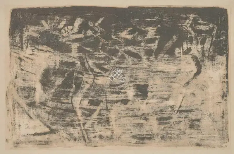 Nasreen Mohamedi (Artist), Untitled, 1962, Graphic Art